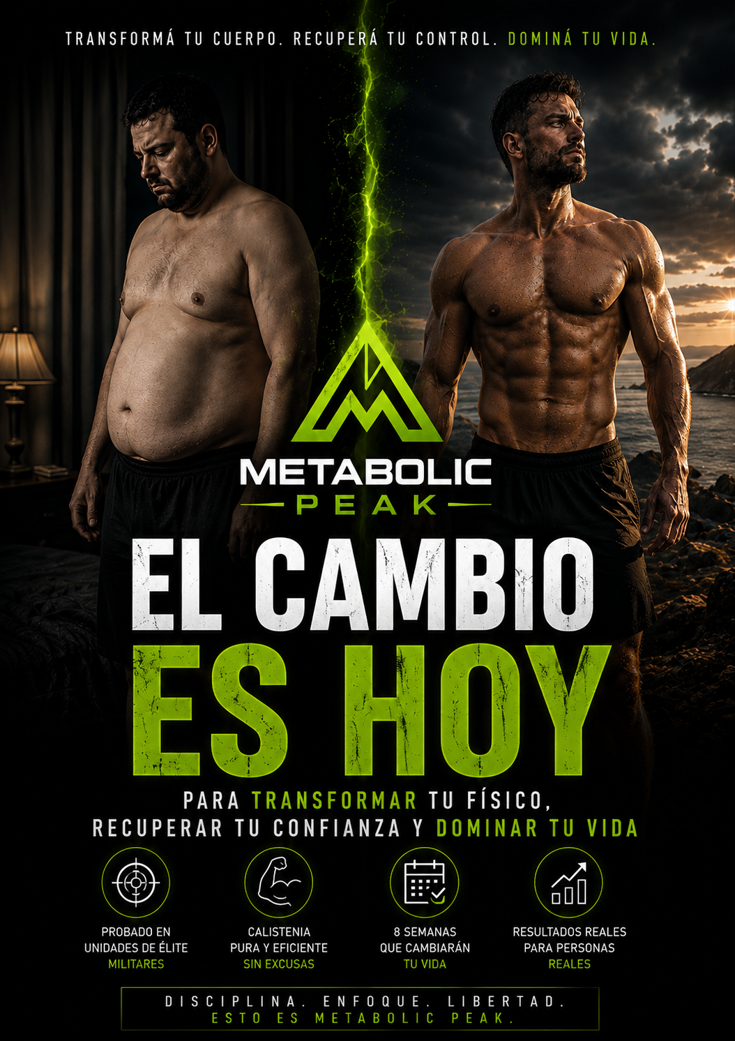 Sistema MetabolicPeak: Programa de Transformación Física y Mental (8 Semanas)